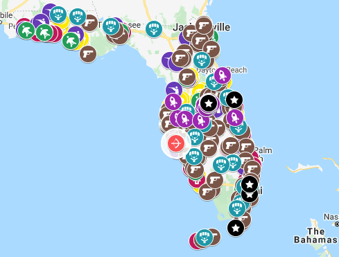 Florida Adventure Map