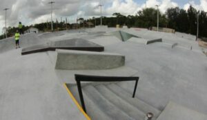 Skate park in Melbourne Florida